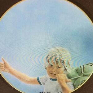 THURSDAY'S Child Plate by Leon Barnad 1980 Limited Edition Wall Decor Plate